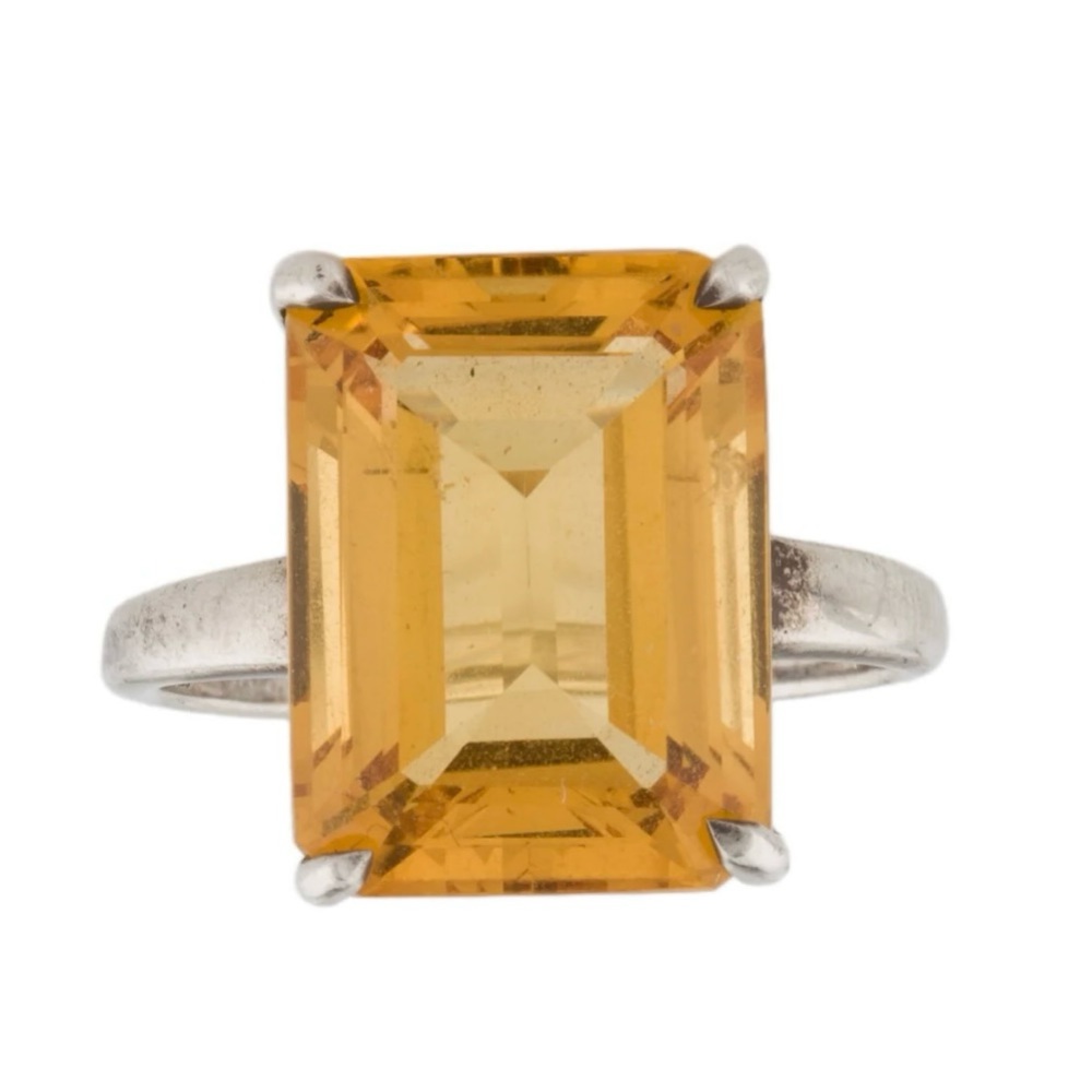 Tiffany & Co. Sparkler in Citrine ring size 6